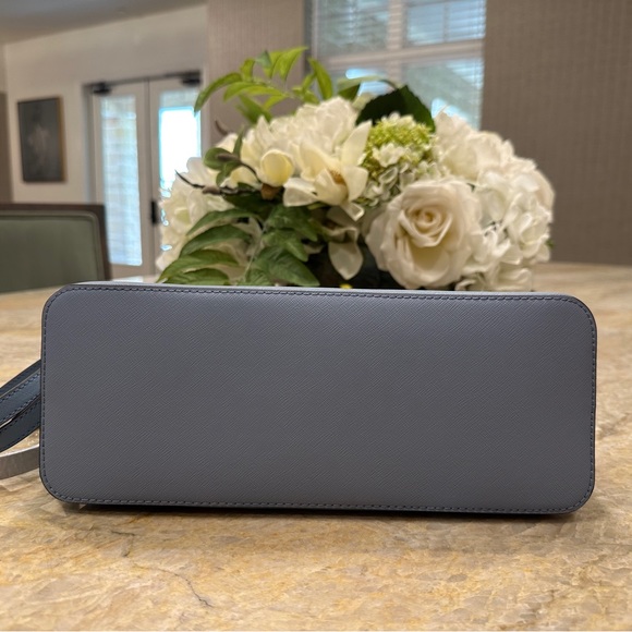 Michael Kors Jet Set Travel Medium Saffiano Leather Dome Satchel Crossbody Bag - Picture 9 of 12